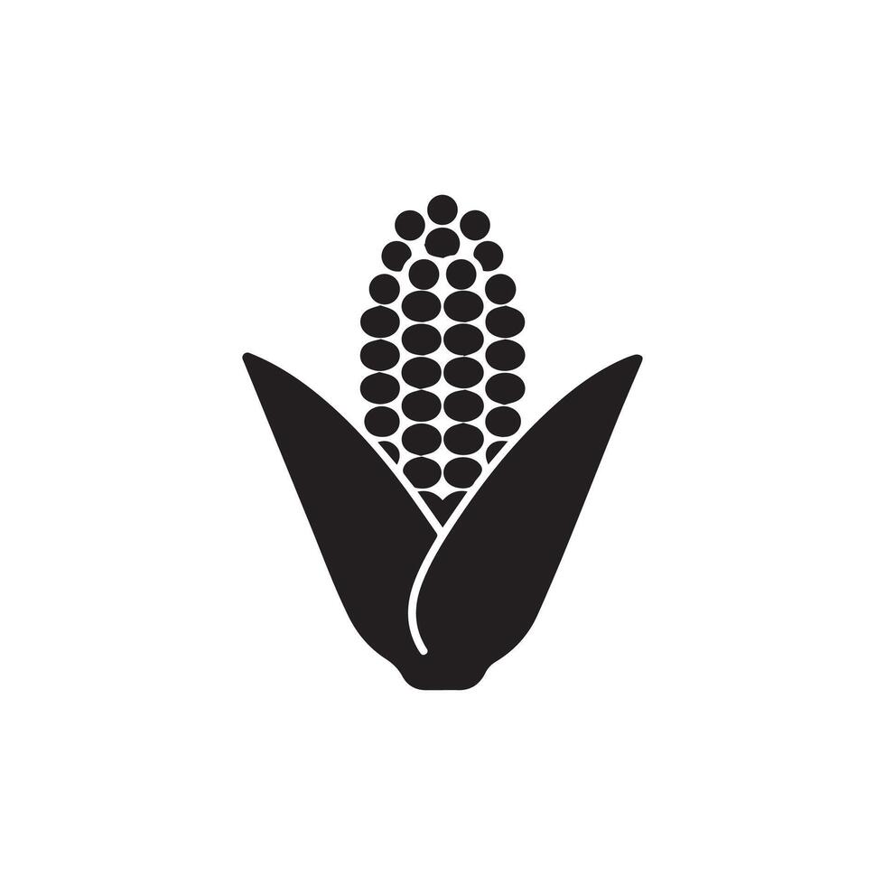Corn on the cob drawing illustration vector
