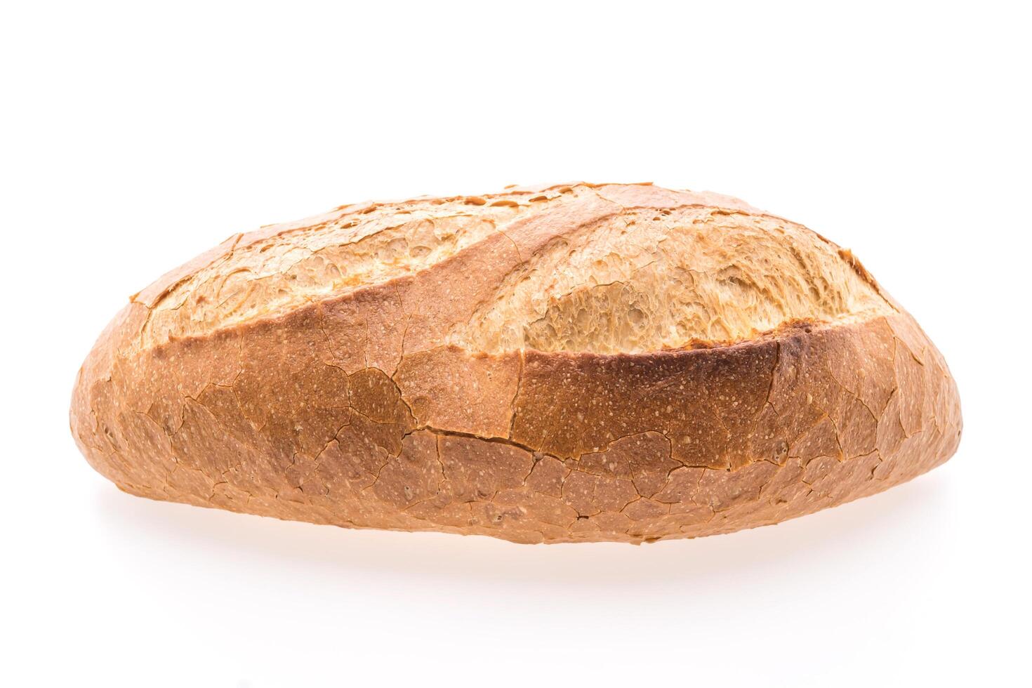 A loaf of bread on a white background photo