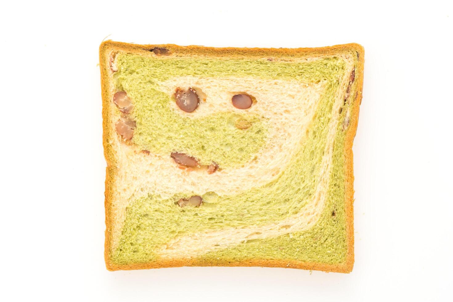 A piece of toast with a smiley face on it photo