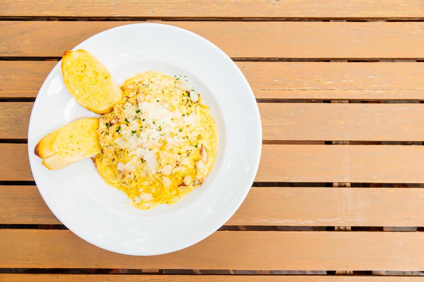 A plate of food on a table photo