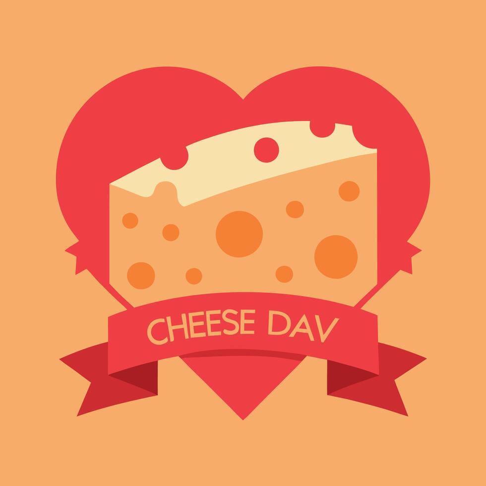 Cheese lover day icon design vector
