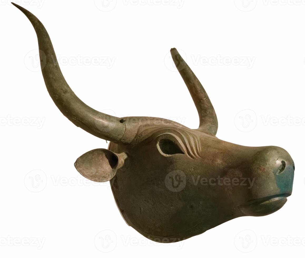 bull, head, cast, bronze, empire, roman, monument, horns, metal, photo
