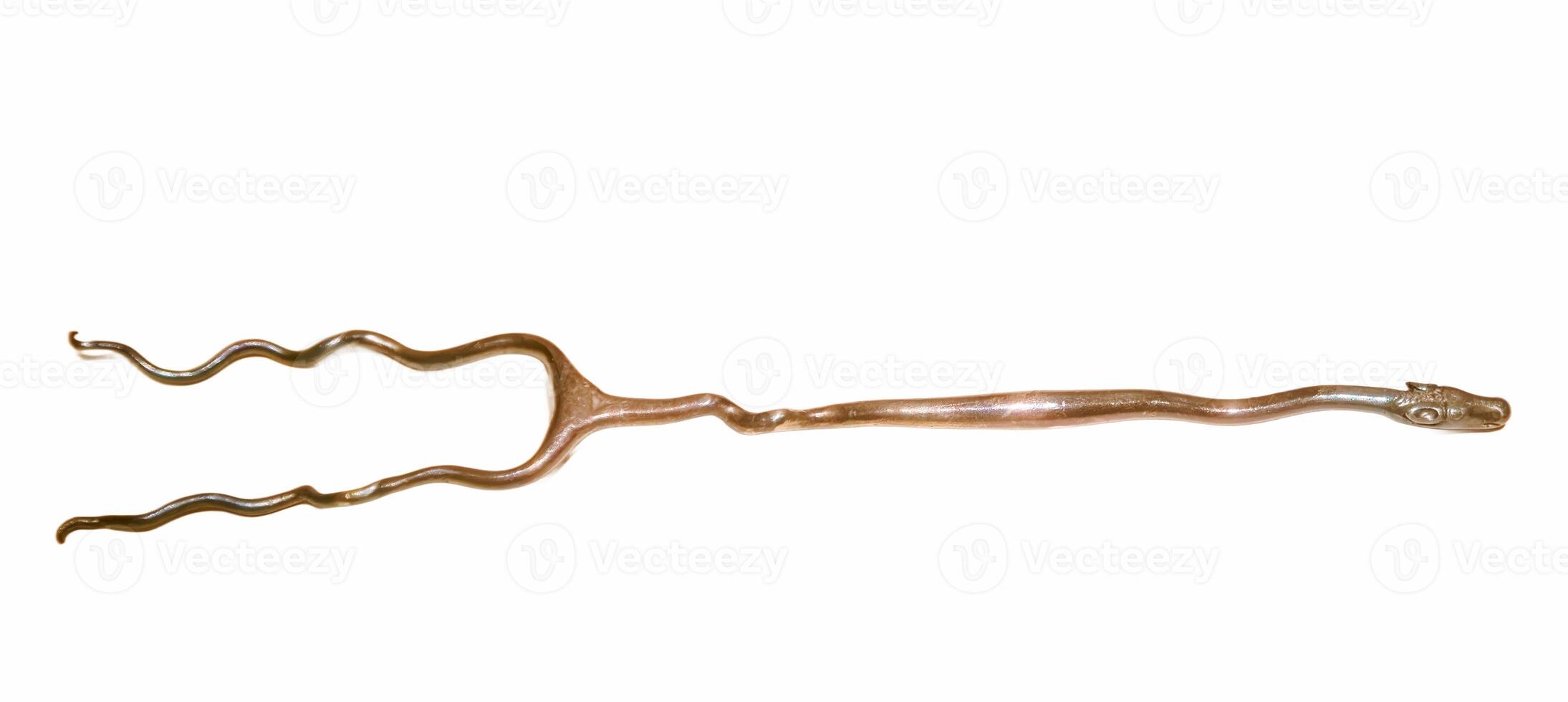 fork, relic, old, metal, tableware, craft, roman empire, isolate photo