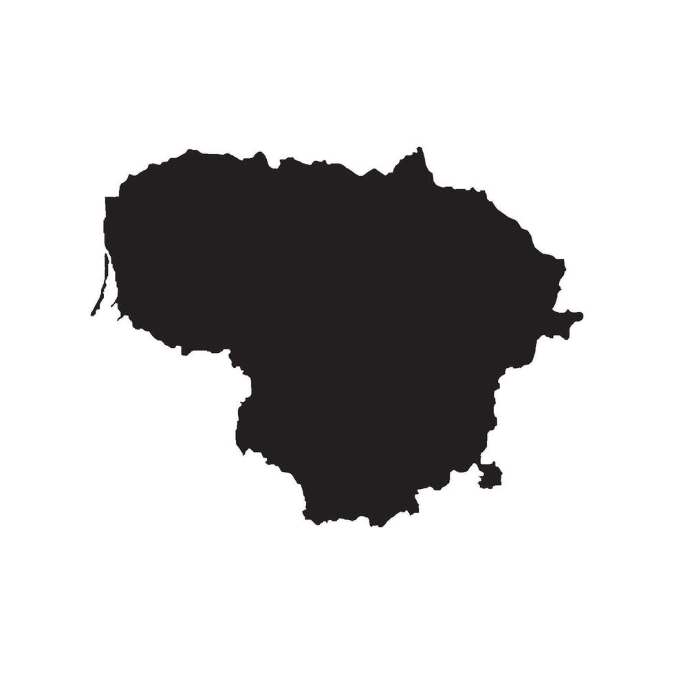 Lithuania Map Icon vector
