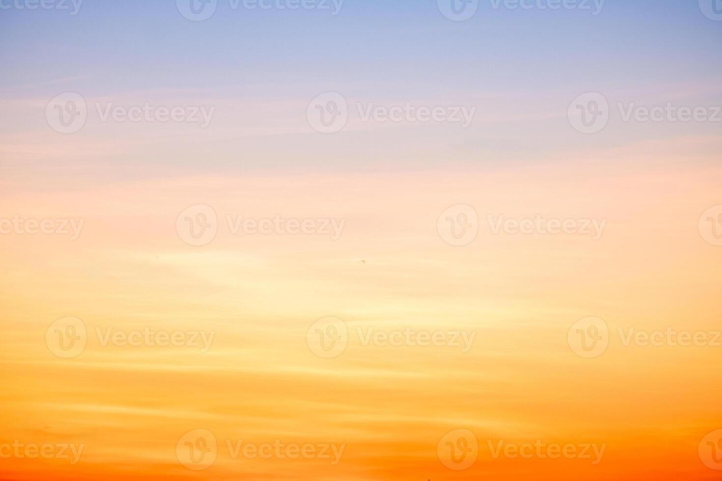 like a bright golden and blue sky. The sunrise is decorated with clouds in various shapes, everning,Twilight, Large size, High definition landscape photo