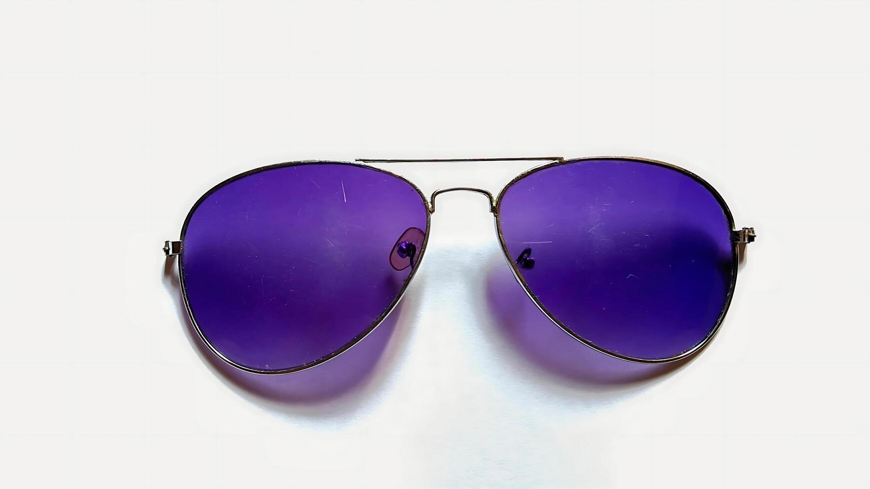Stylish Purple Aviator Sunglasses, Fashion Accessory, Summer Style, Eye Protection photo