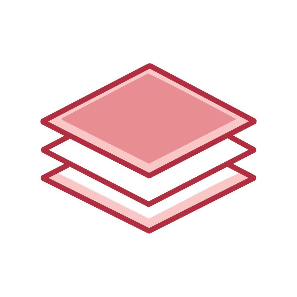 layers stack icon isolated on white background for your web and mobile app design, Layer stack logo concept. vector
