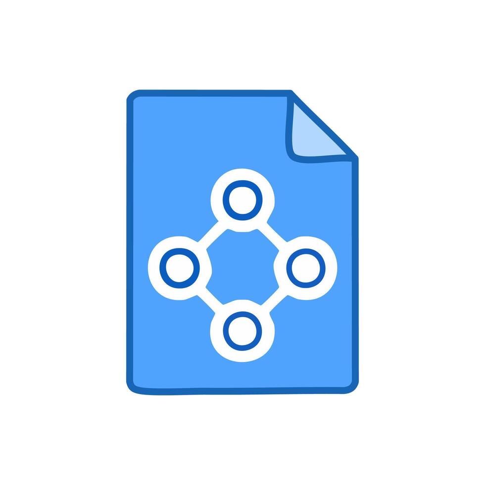 File share icon. Flat related icon for web and mobile applications vector