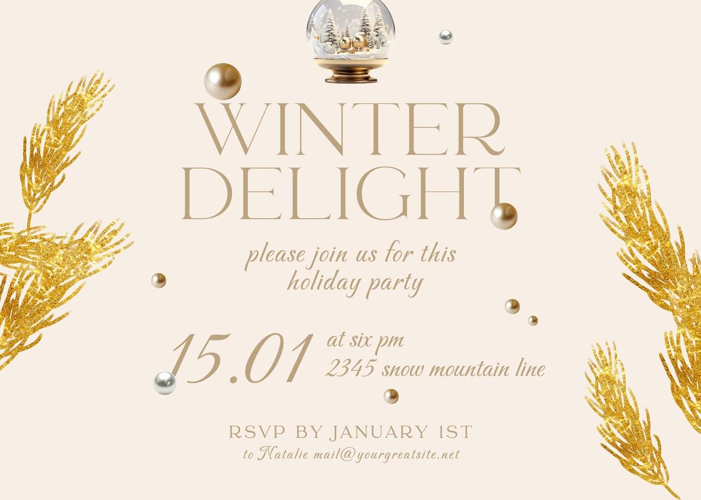 winter party invitation template design ideas 53085534 Template winter party invitation template design ideas 53085534 Template