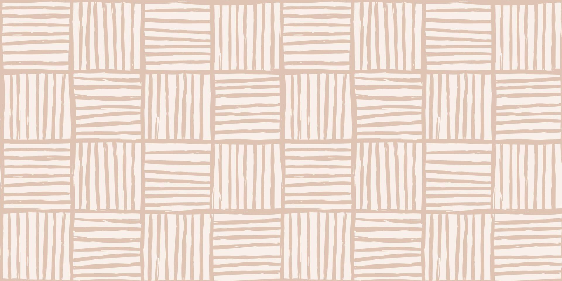 Trendy aesthetic abstract seamless pattern with geometric print. Minimalistic Organic brush stroke, ink texture. Simple design for wallpaper, textile, wrapping, packing, fabric, branding, decoration vector