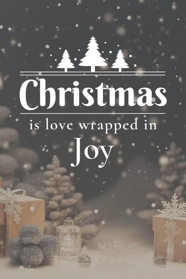 Christmas Wise Words template