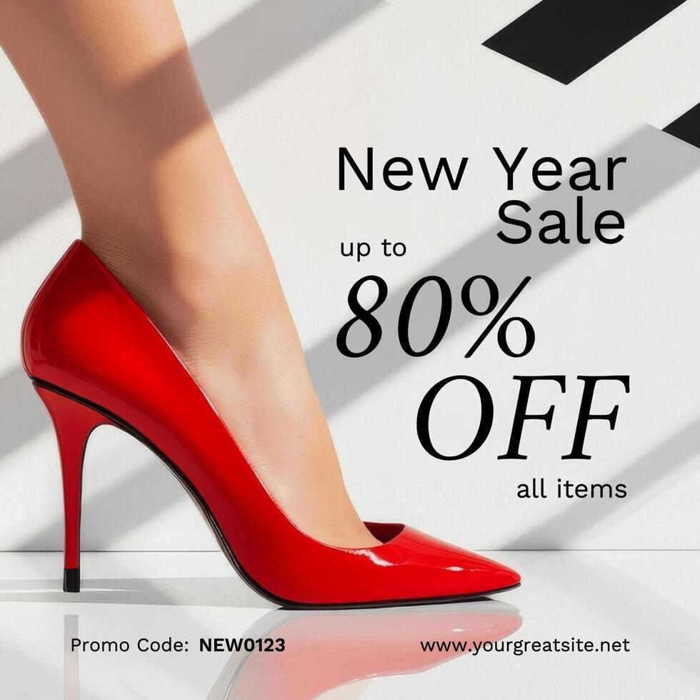 New Year Sale Instagram Post Template