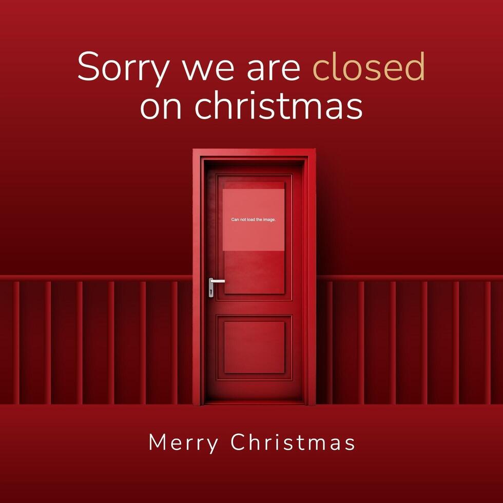 Holliday Announcement Linkedin Post Template