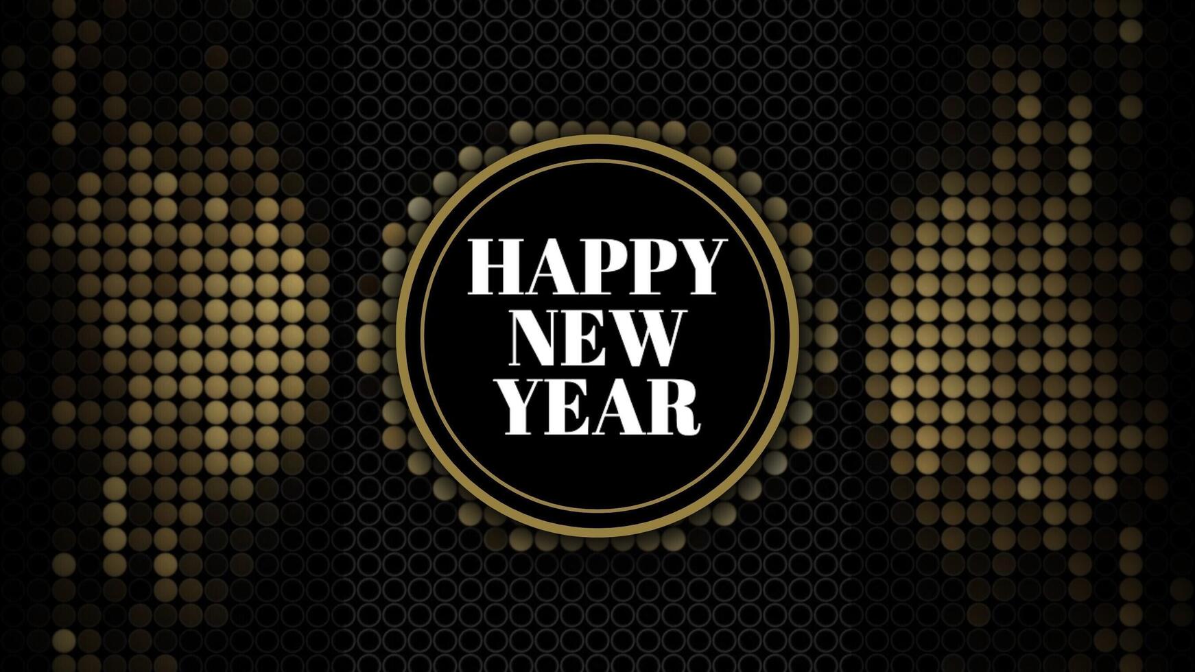 Company New Year for Facebook Mobile Cover Template