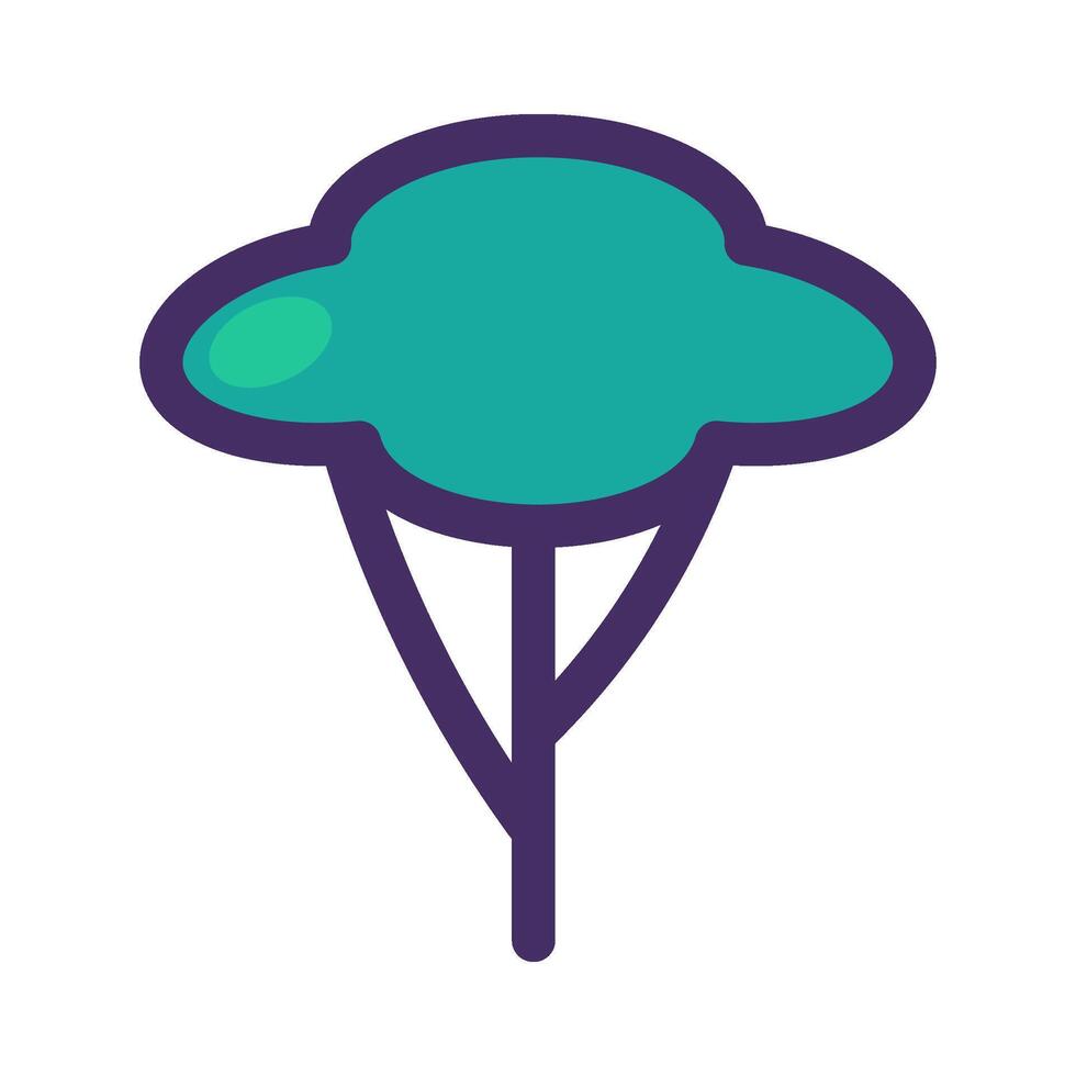 Wastepaper concept icon with a spreading crown tree element vector