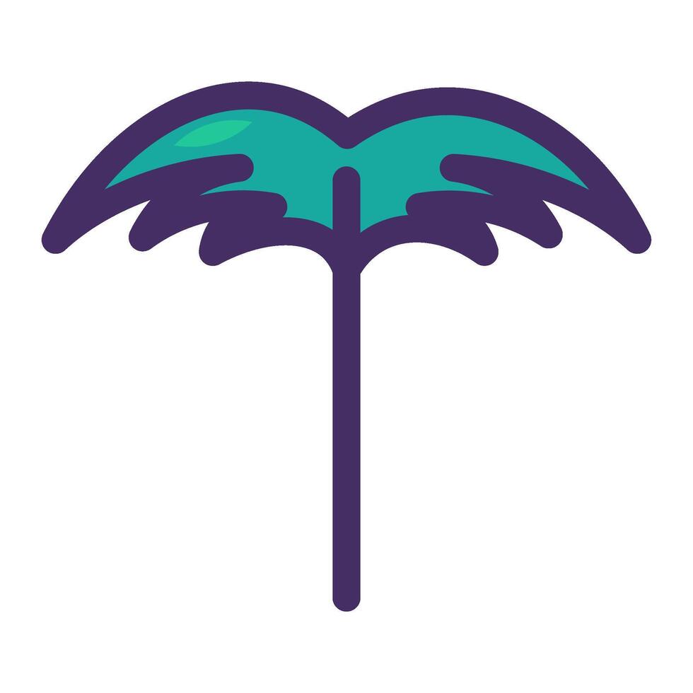 Wastepaper concept icon with a palm tree element vector