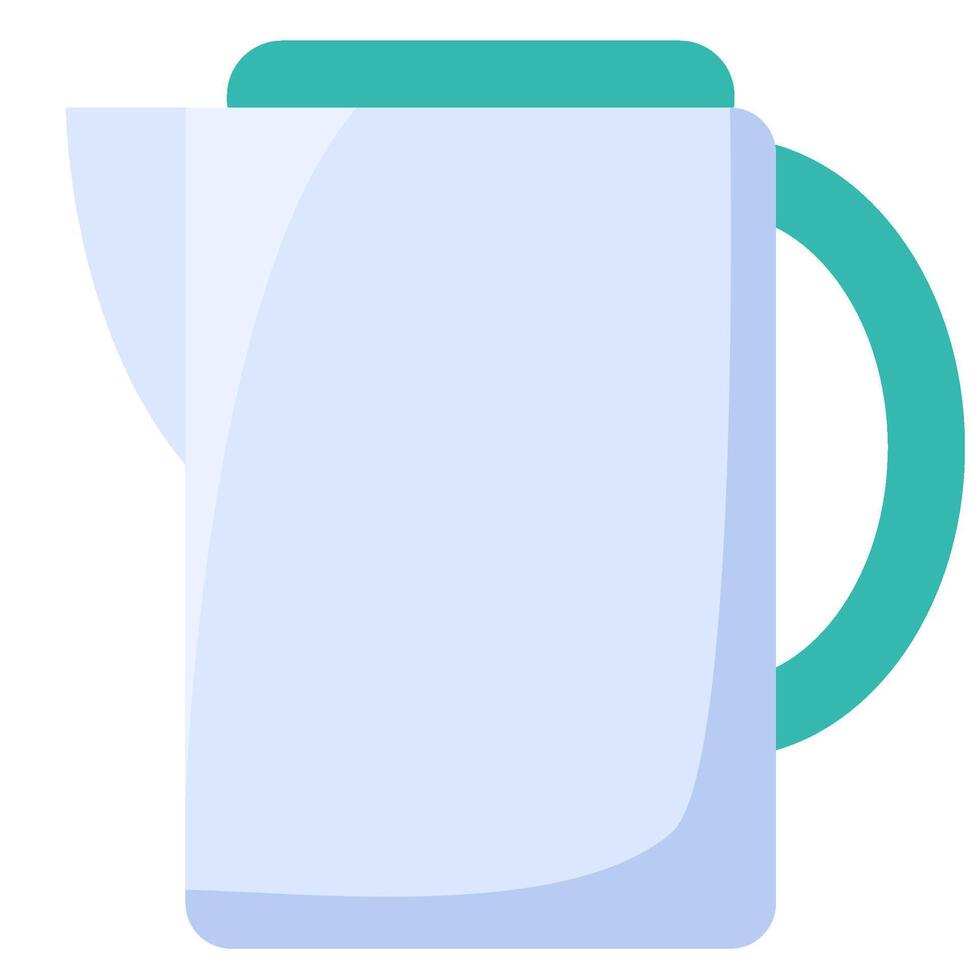 Tea Pot Flat Style Container vector