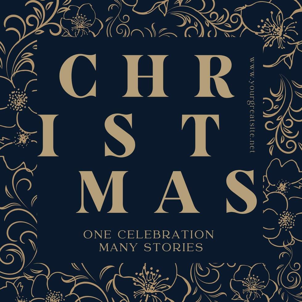 christmas infographic design template