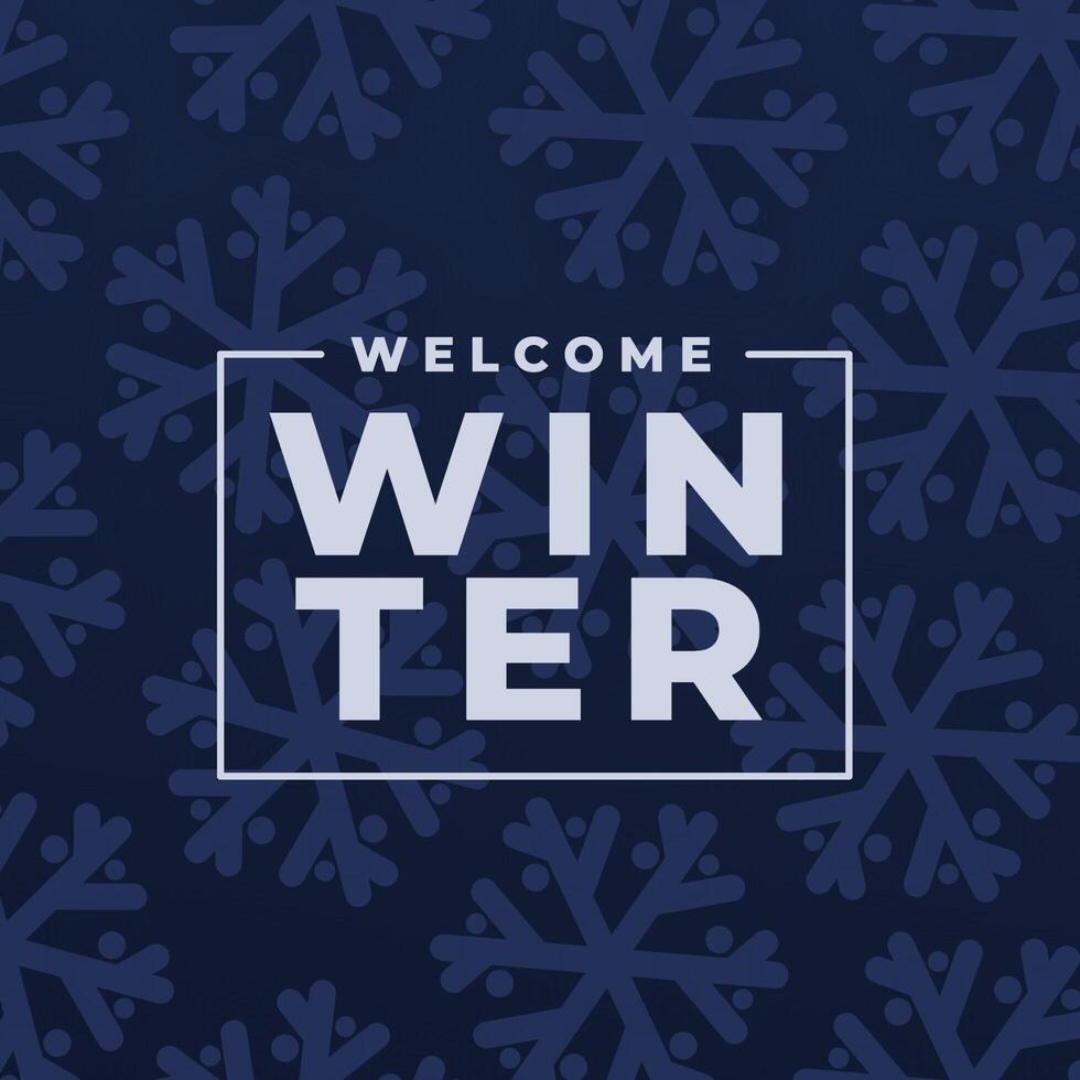 Welcome Winter Instragram Post Template