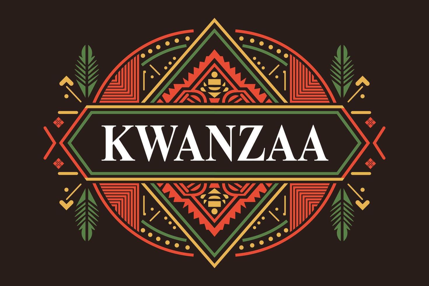 Kwanzaa background. festive vector