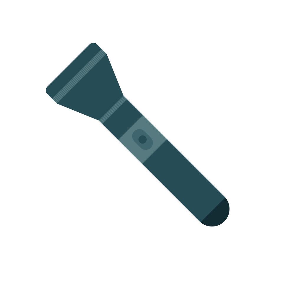 flashlight in flat style on white background vector