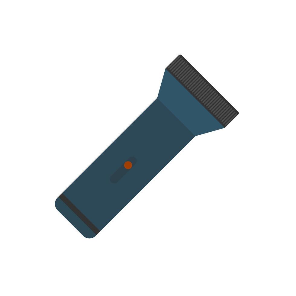 Flashlight Icon Flat Design. vector