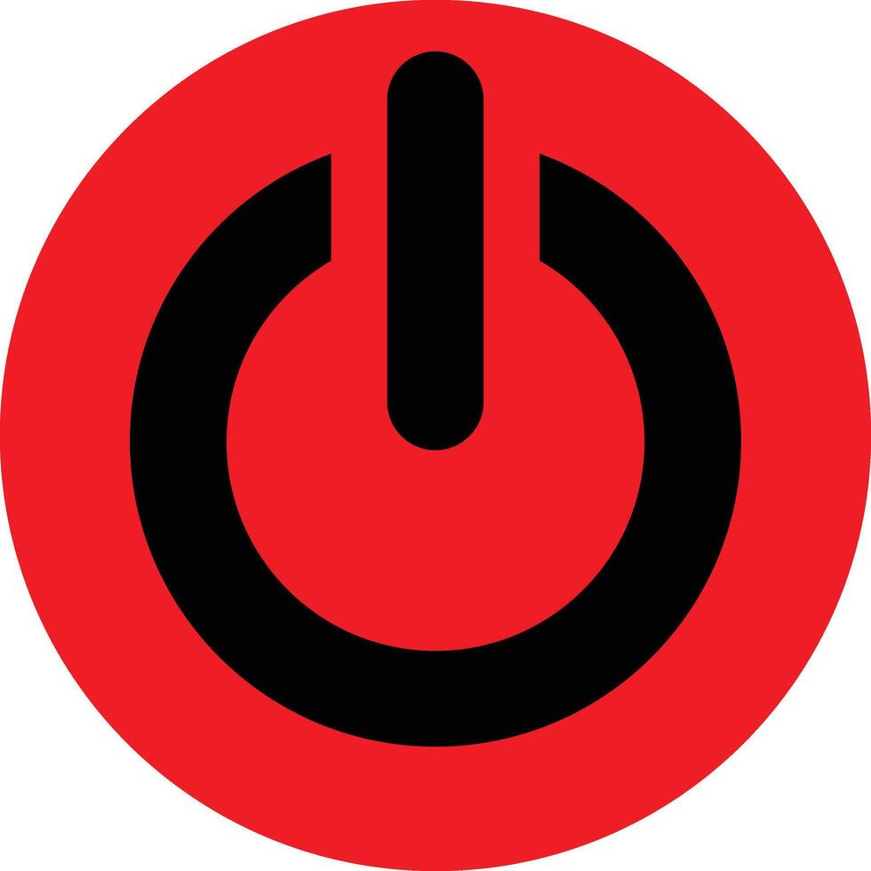 On off switch icon illustration vector