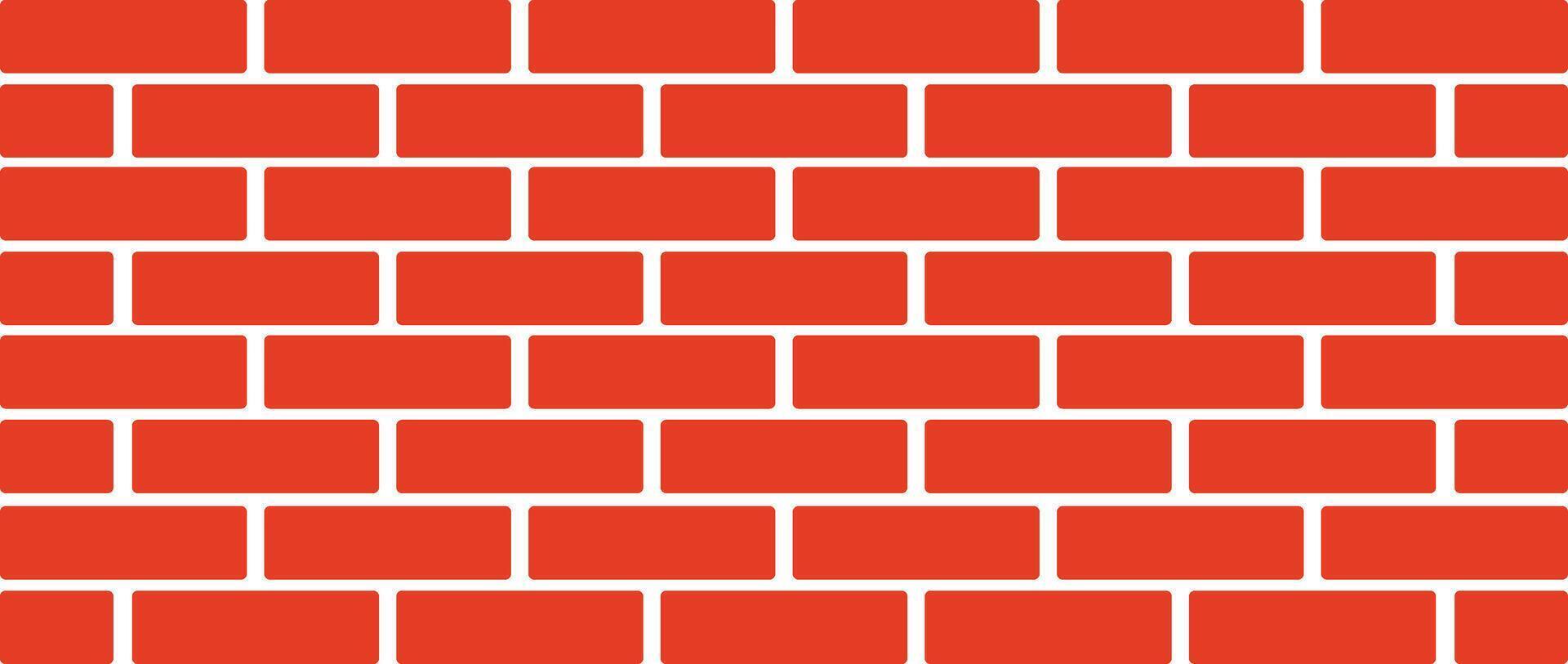 Brick Wall Pattern, Construction, Masonry, Texture, Design vector