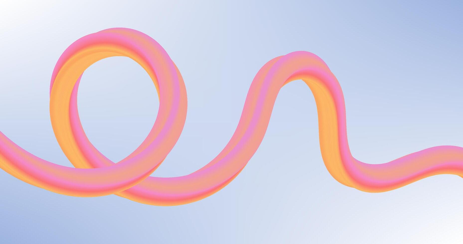 Pink Abstract Line Shape on Purple Gradient Background vector