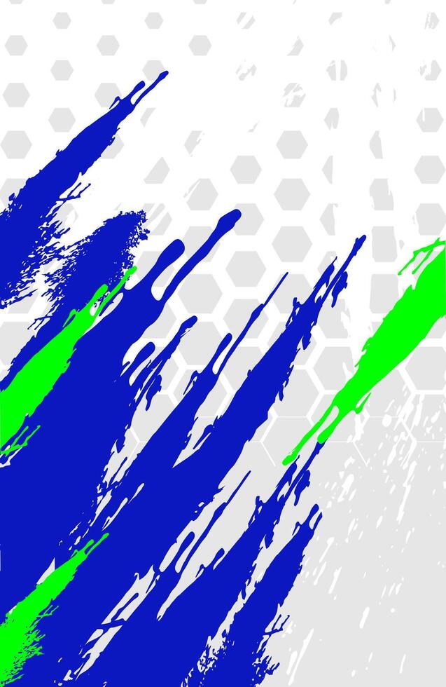 Blue and White abstract grunge texture background and modern design illustration template for sports uniform vector