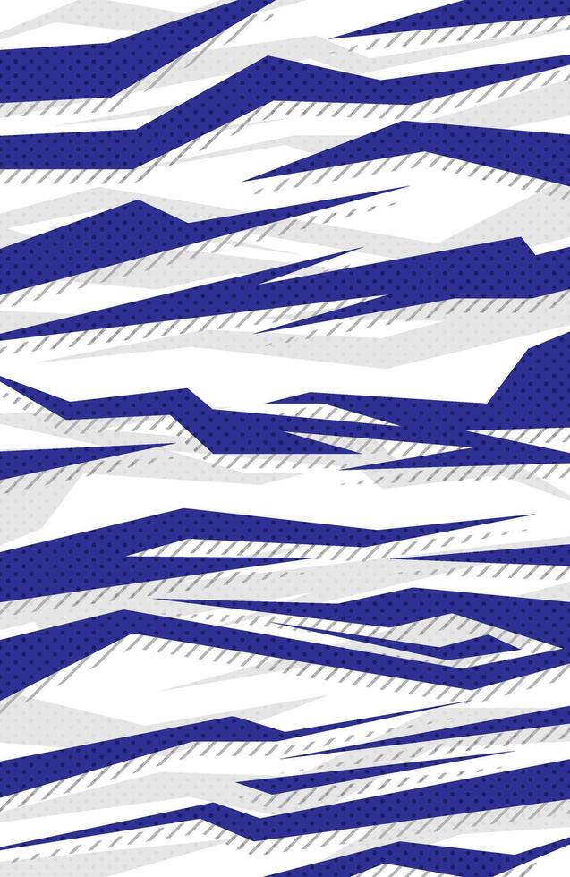 Blue and white abstract texture background and modern design illustration template for sports uniform vector