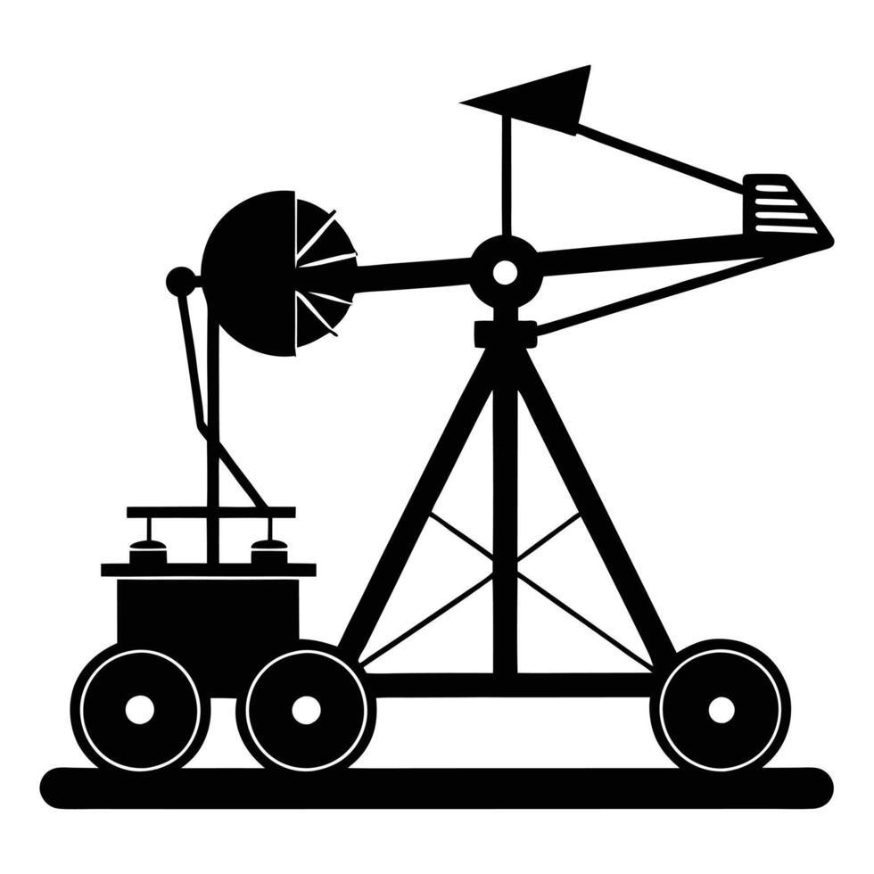 oil pump icon in simple style illustration vector