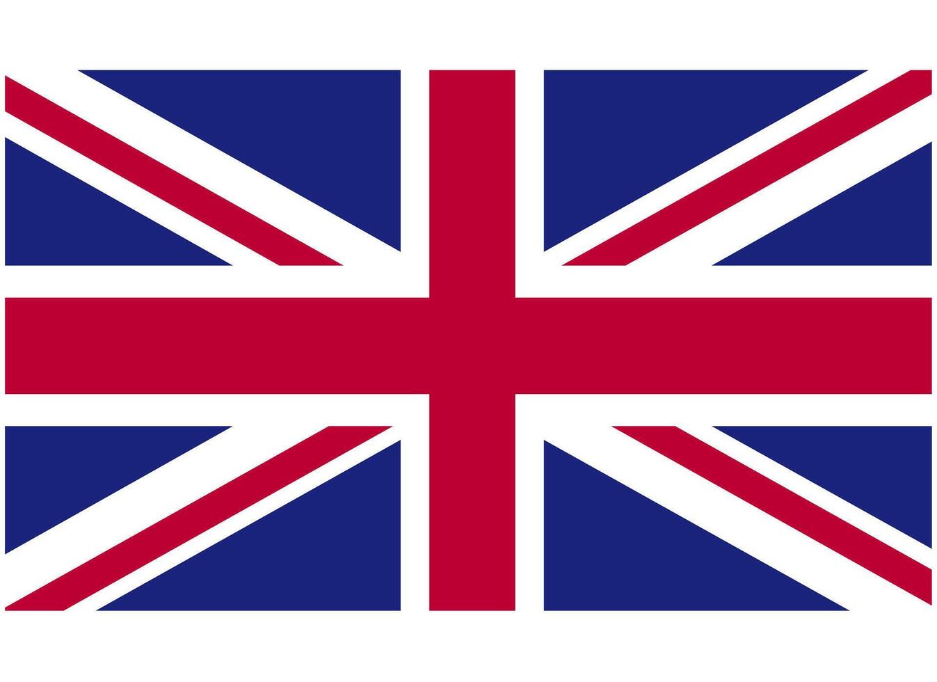 United Kingdom National Flag vector