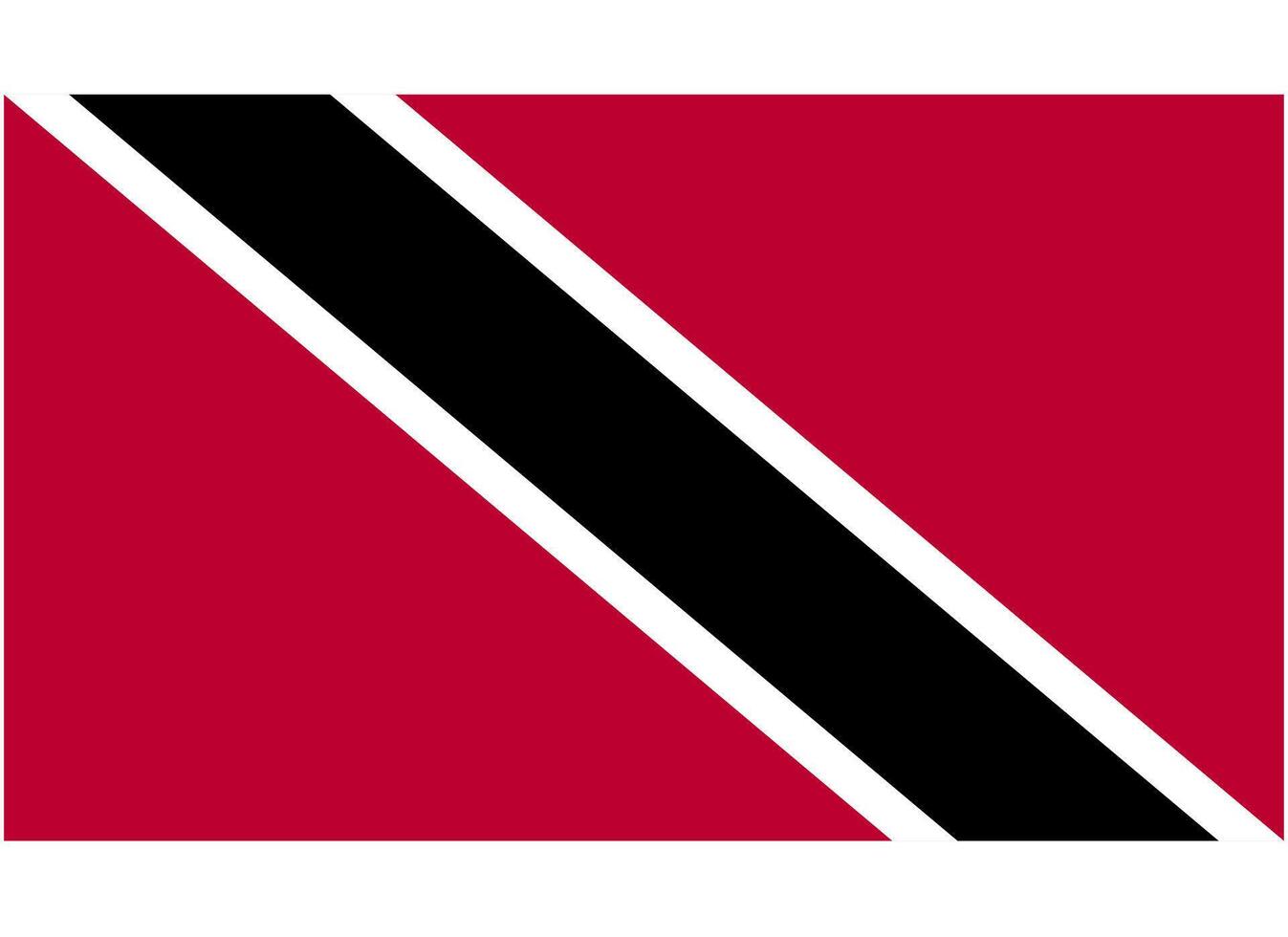 TRINIDAD AND TOBAGO National Flag vector