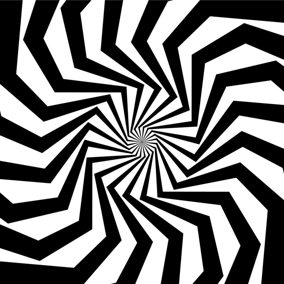 Psychedelic hypnosis swirl hypnotic spiral pattern vector