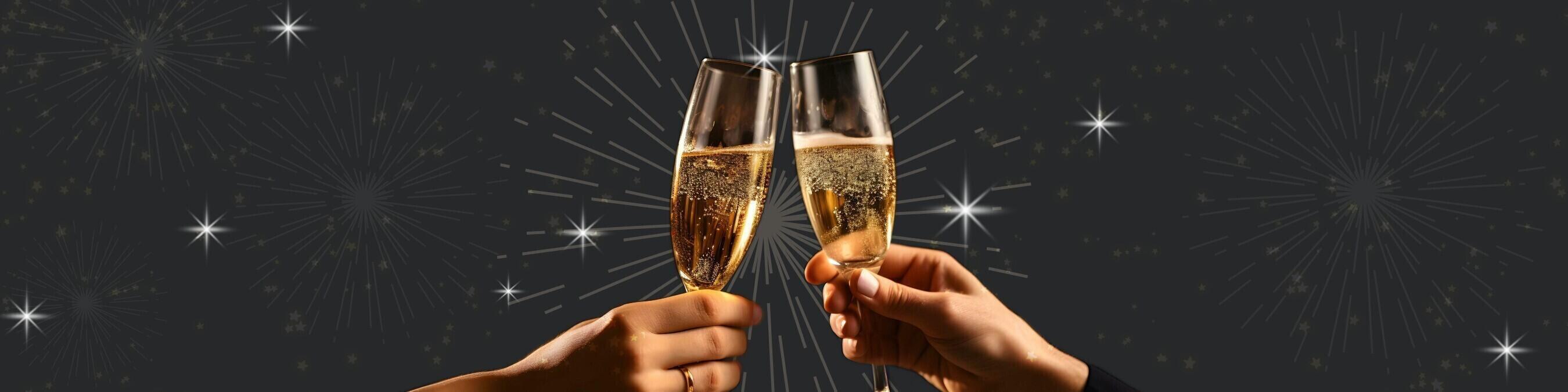 linkedin banner for new year company  template