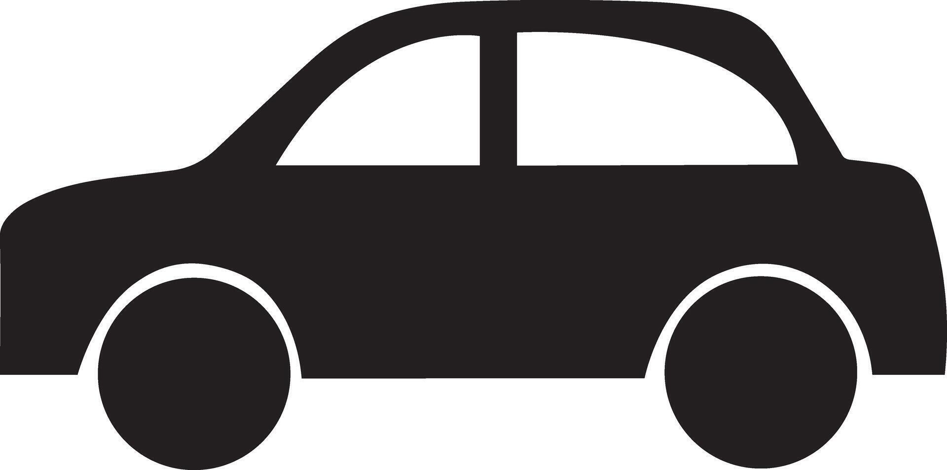 Enhance your space with this sleek minimal flat art illustration of a car icon. Perfect for automotive enthusiasts, this minimalist design adds a touch of modern style to any room or accessory. vector