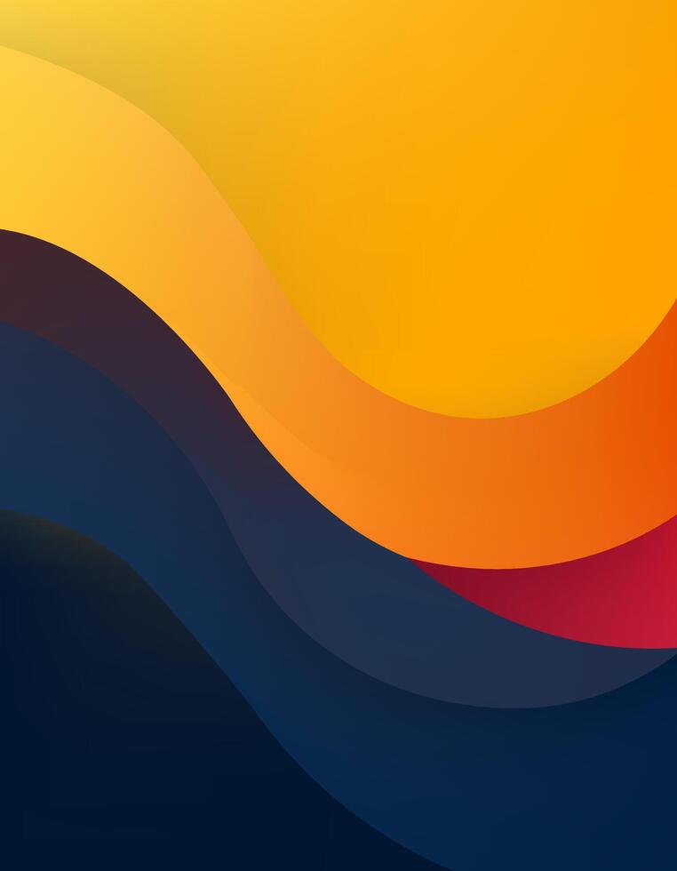 Black and orange gradient color abstract background.wallpaper design vector