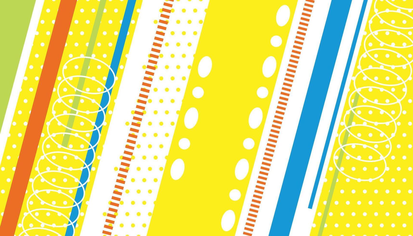 bright colored abstract geometric background vector