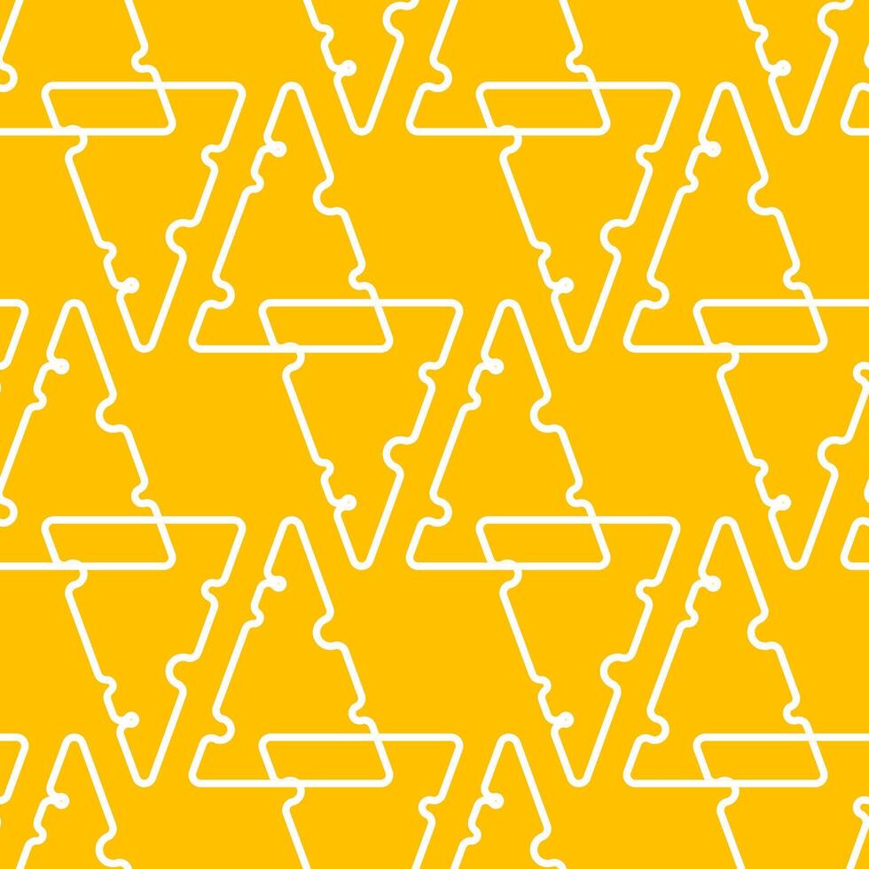 Geometric seamless cheese pattern with triangle pieces of cheese in lines vector