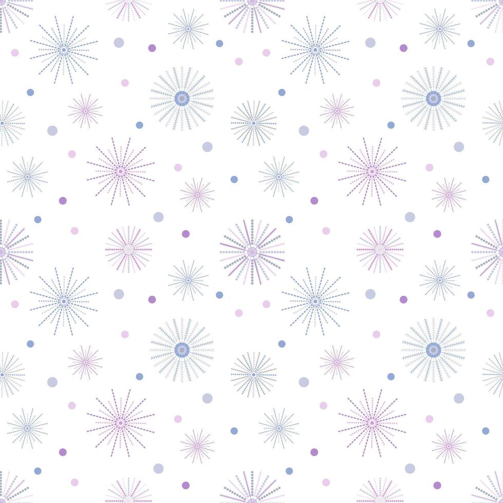 delicate snowflake pattern vector