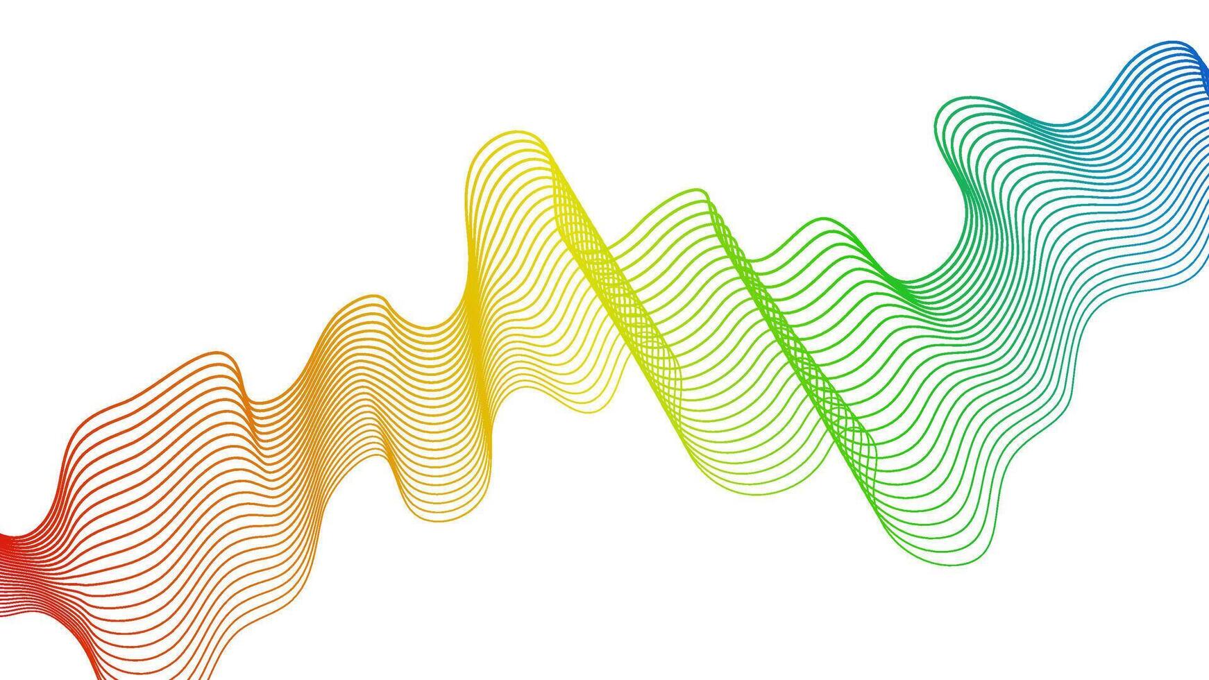 Abstract backdrop with wave gradient lines vector