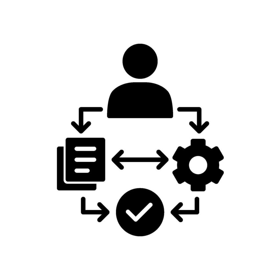 Onboarding icon for new employee training vector