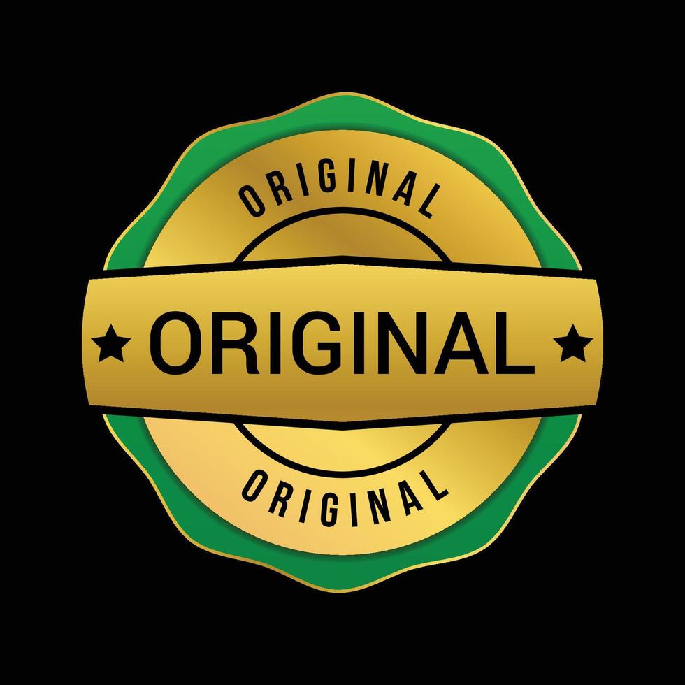 Original for Authentic and Unique Products vector