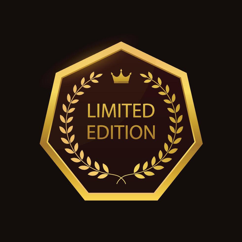 Limited Edition for Exclusive and Unique Products vector