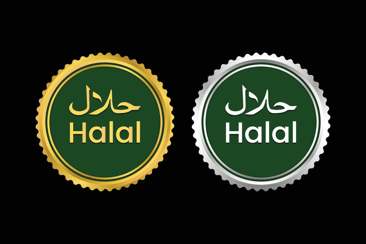 halal product design illustrations vector