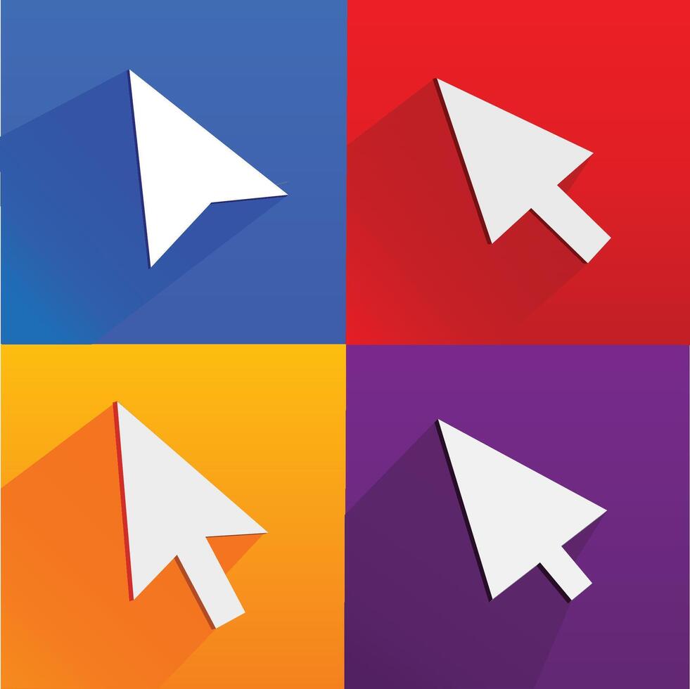 Interactive Cursors Adding Personality to User Experiences vector