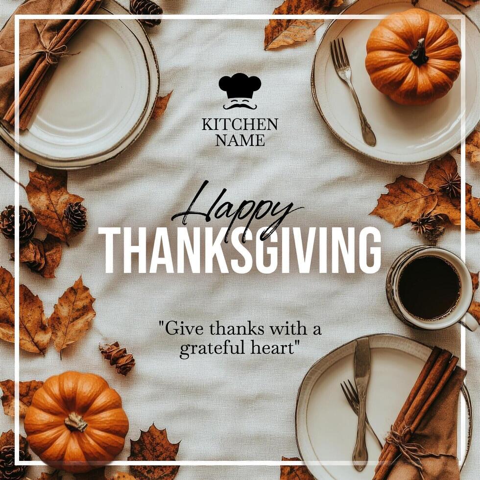 Happy Thanksgiving Season Post template