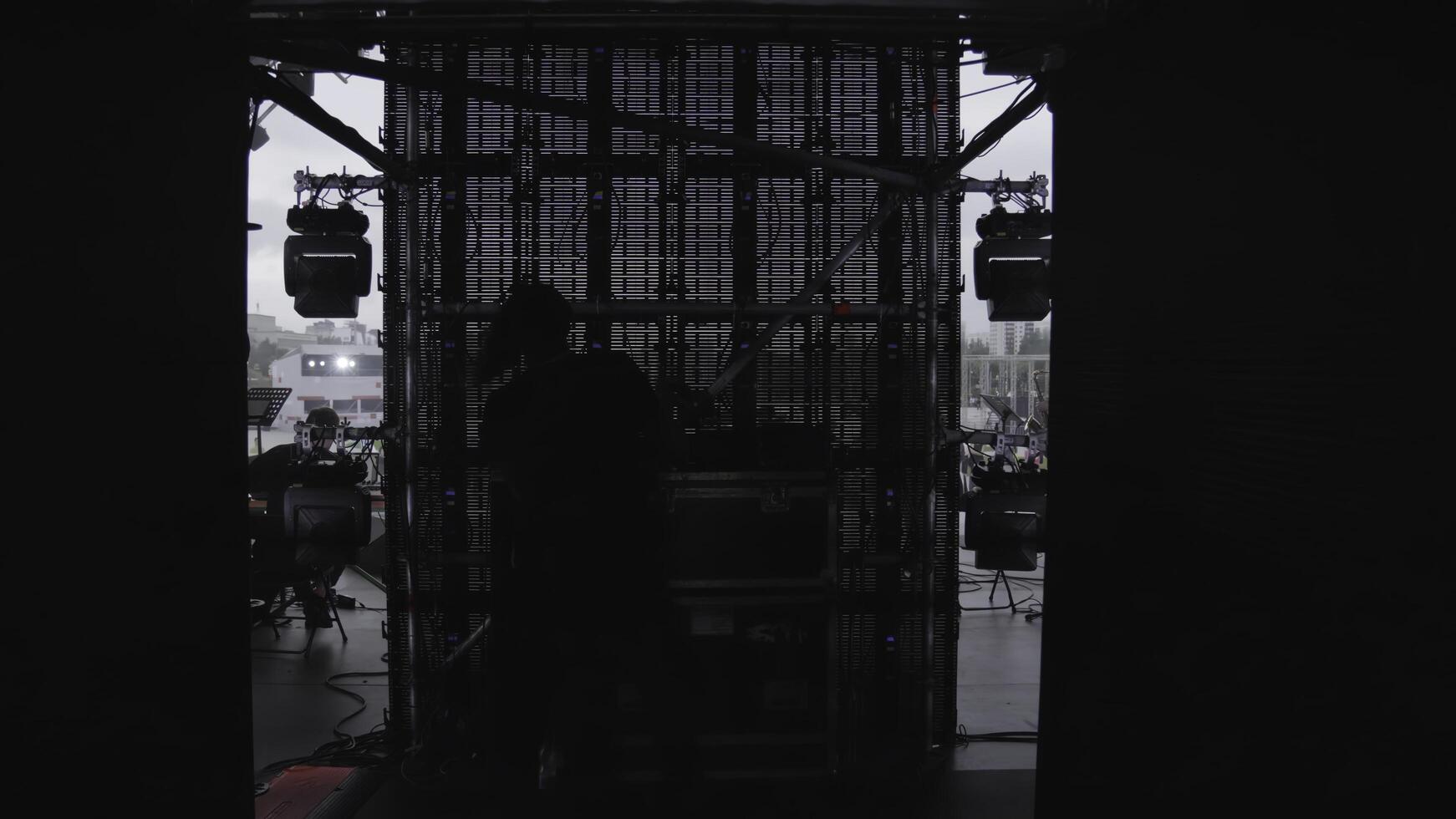Georgia, Tbilisi - June 17, 2024. Ample Storage Space Equipped with Various Tools, Boxes, Containers, and Accessories. Clip photo