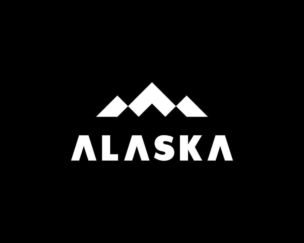 Abstract Mountain Adventure Peak Hill Modern Simple Minimalist Logo Design Illustration vector